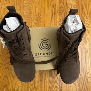 NEW Groundies Salzburg Dark Brown Size 7